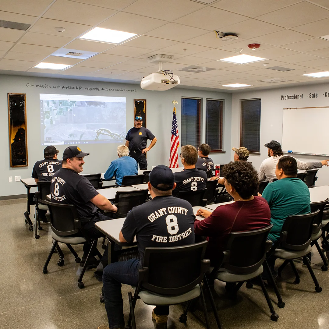 Grant County 8 Fire Station 81 Training Room