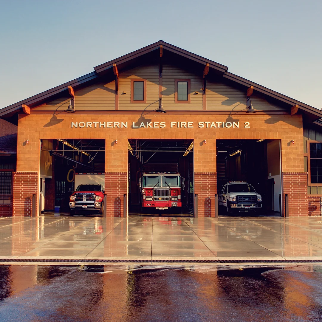 Northern Lakes Fire Protection District Station 2 Apparatus Bays