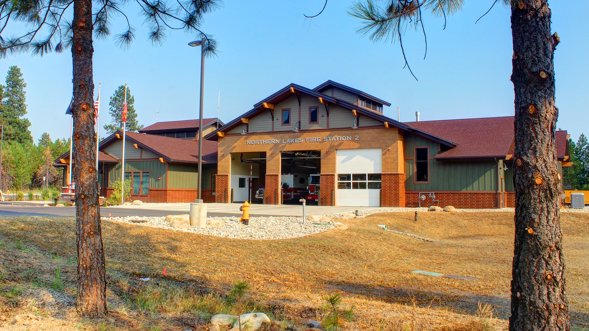 Northern Lakes Fire Protection District Station 2 Exterior