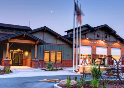 Northern Lakes Fire Protection District Station 2 Exterior