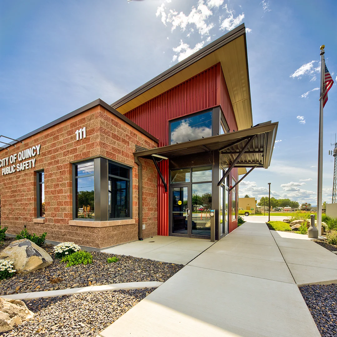 Quincy Public Safety Facility Entry