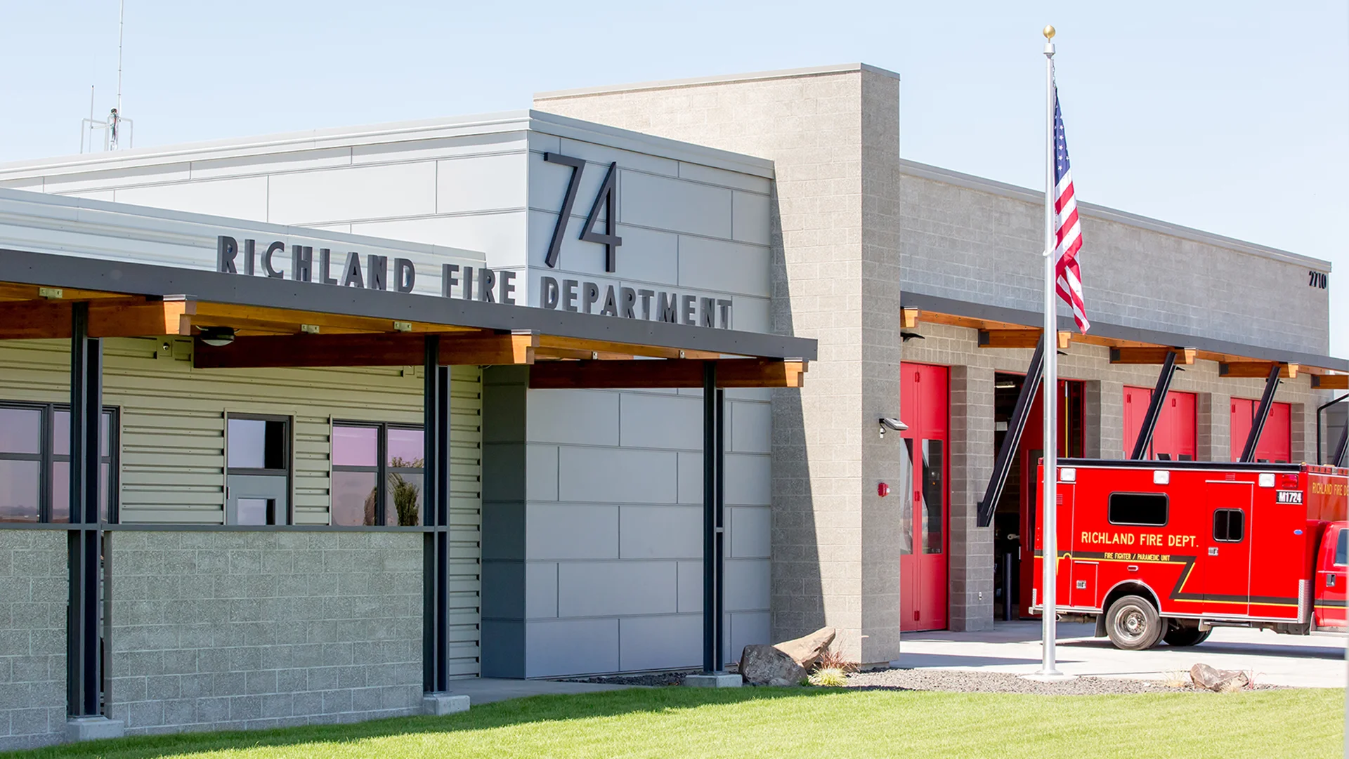 Richland Fire Station 74 Mid Century Modern
