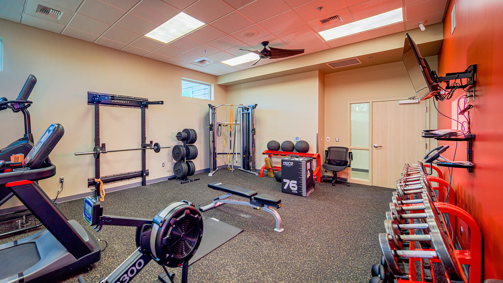 Richland Fire Station 75 Workout Room