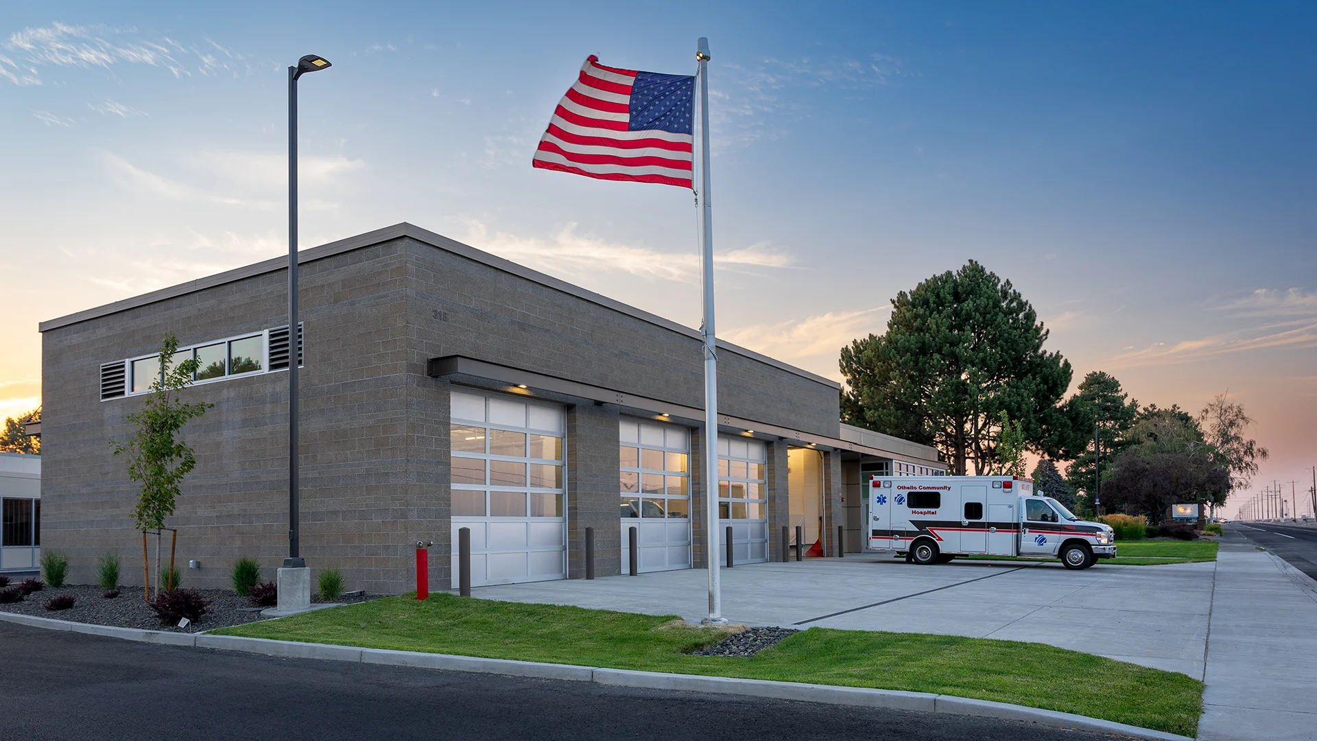 Othello Hospital Ambulance Facility Exterior