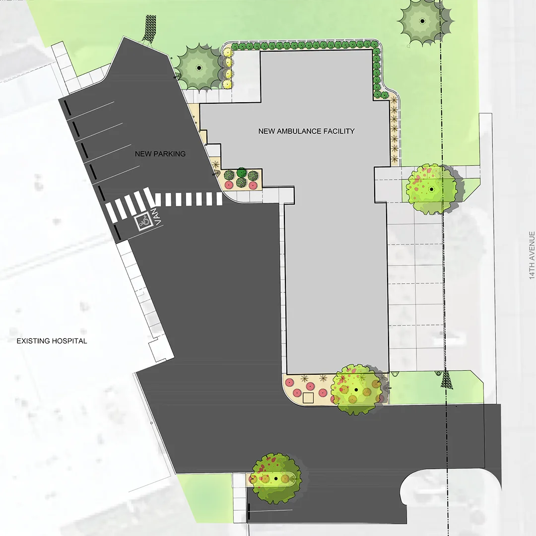 Othello Hospital Ambulance Facility Site Plan