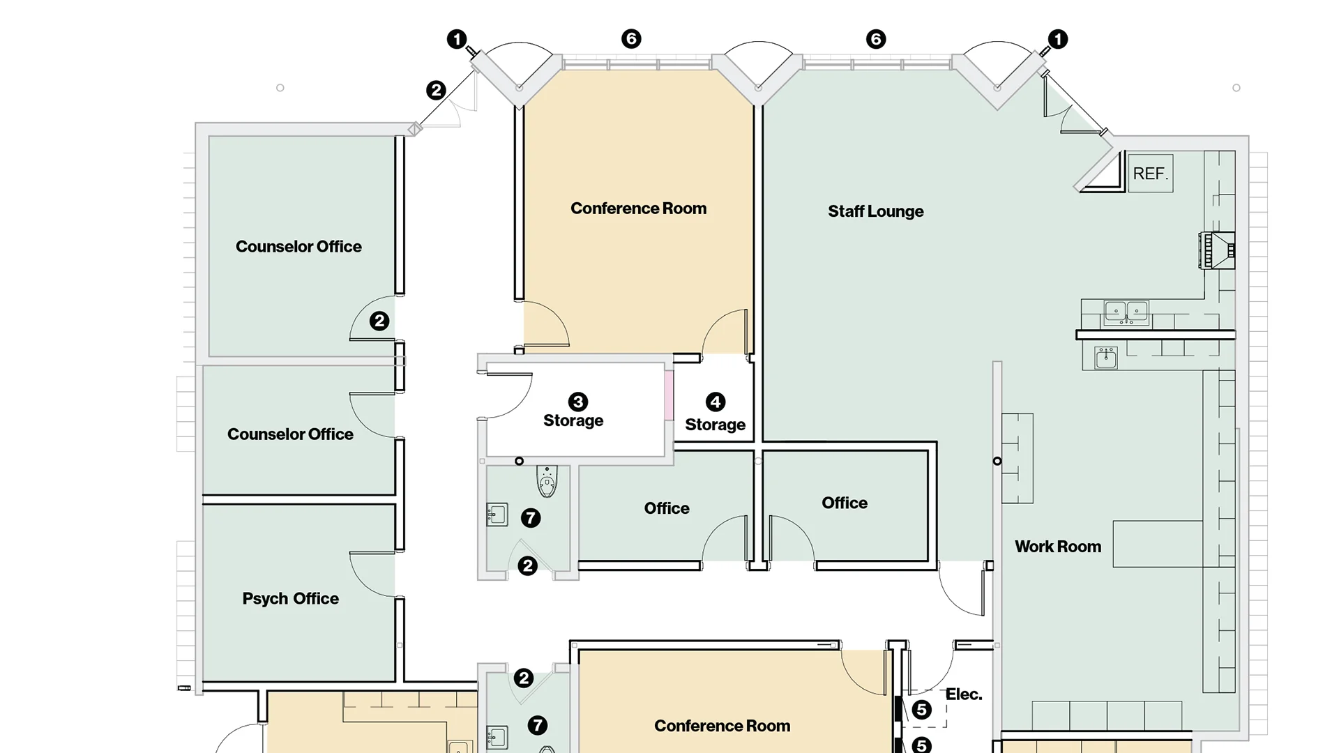 Bowdish Middle School Floor Plan