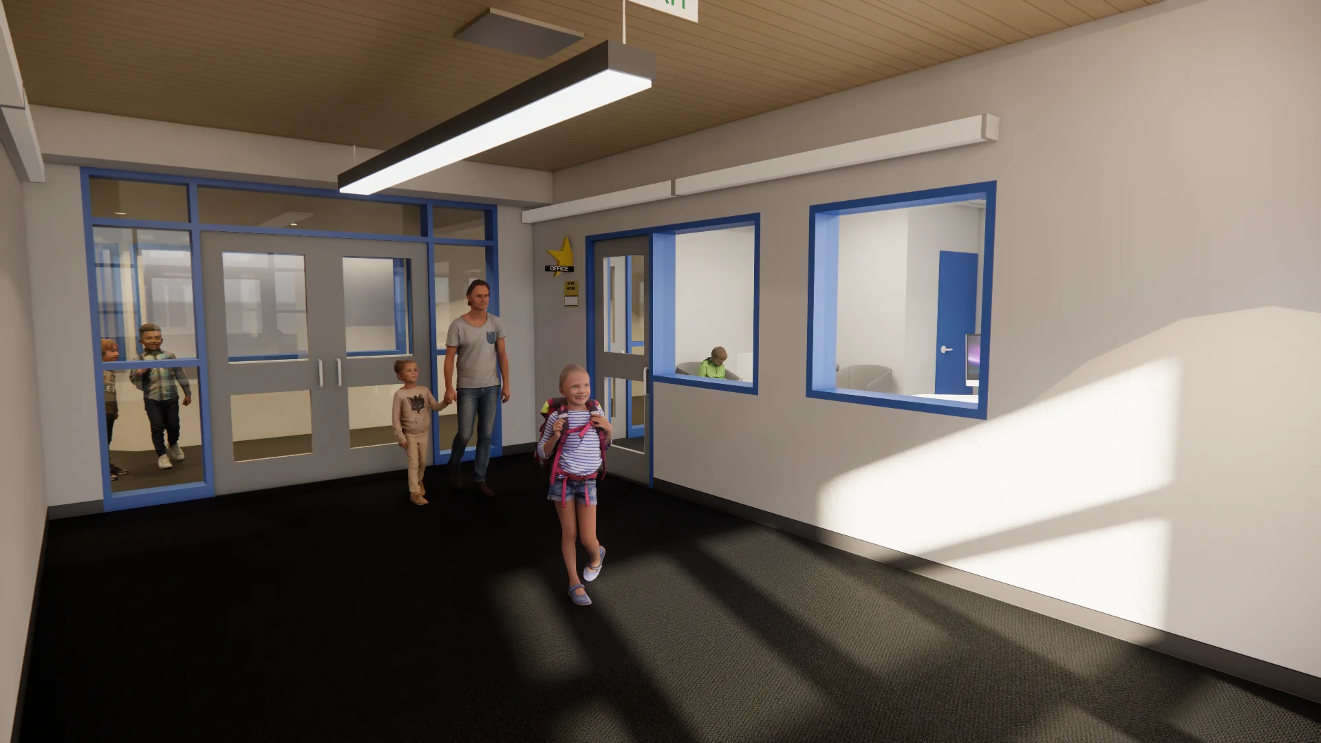 Broadway Elementary Secure Entry Rendering